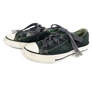 Converse All Star Multi Color Various Print Tounges Low Top Canvas Sneakers